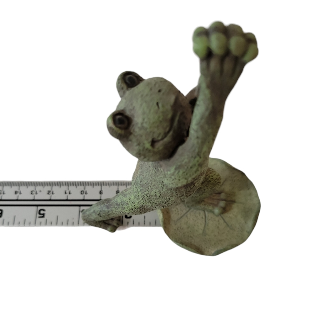 Yoga Frog Lily Pad Set Of 3 - Picture 11 of 14